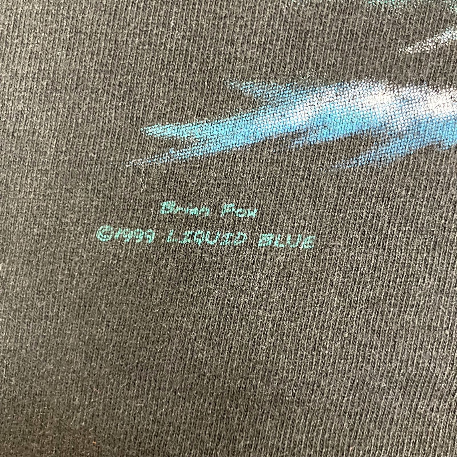 90s 1999 LIQUID BLUE リキッドブルー Brian Foxドラゴン 両面 