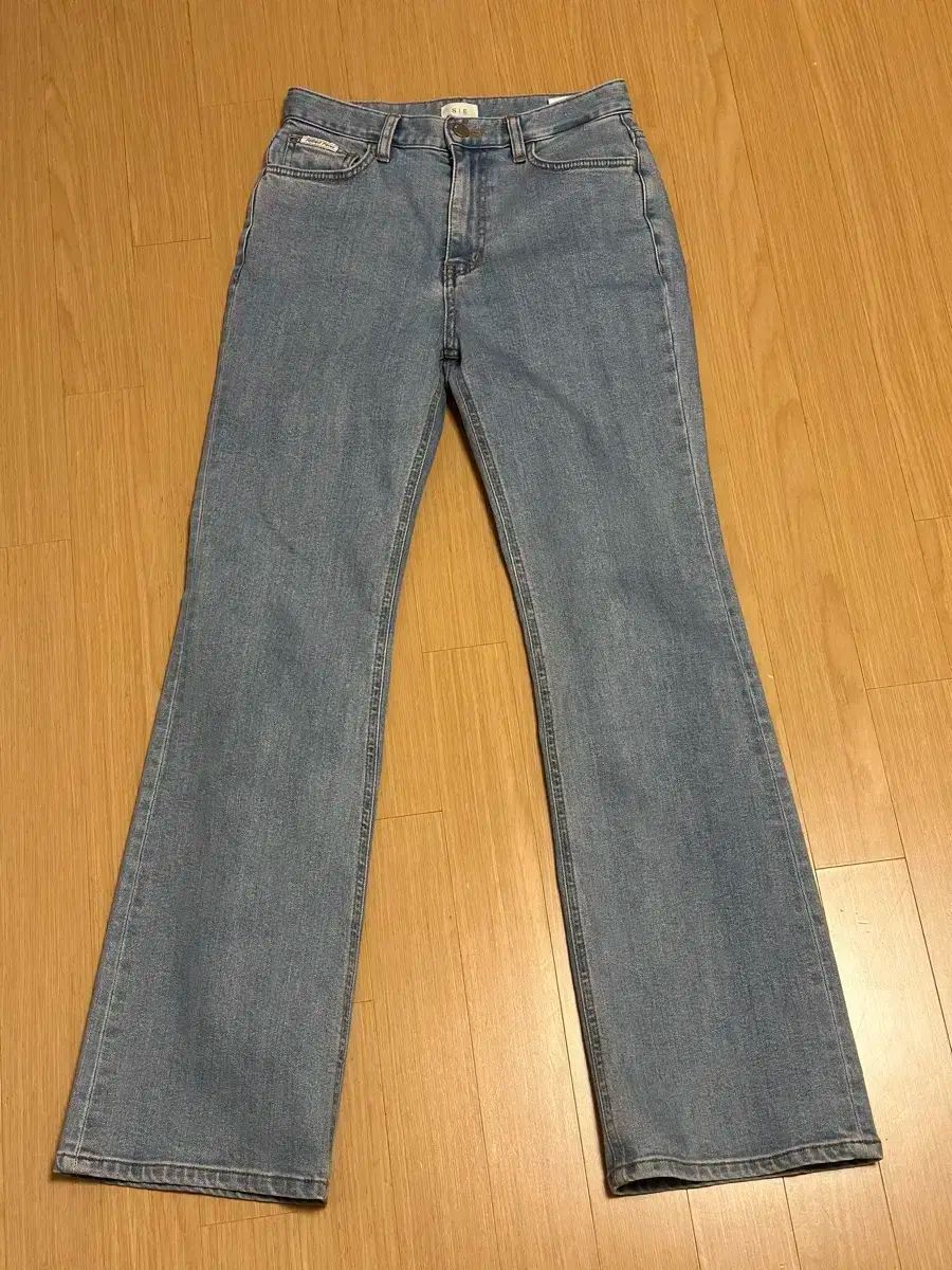 SIE シエ SIE バーキン セミ ブーツカット デニム ロング S DECORATOM_COM_BR