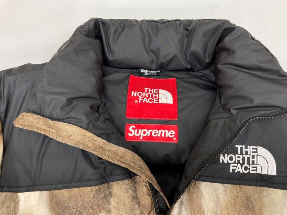 美品 Supreme ノースフェイス 13AW fur print nuptse 67051552.jpg?20131125154127
