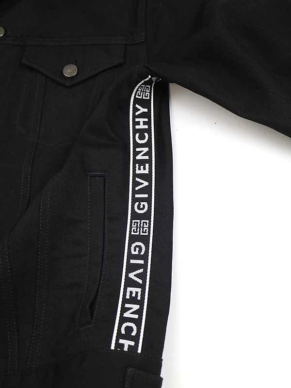 GIVENCHY ジバンシィ サイドロゴテープデザインデニムジャケット ブラック S - メルカリ