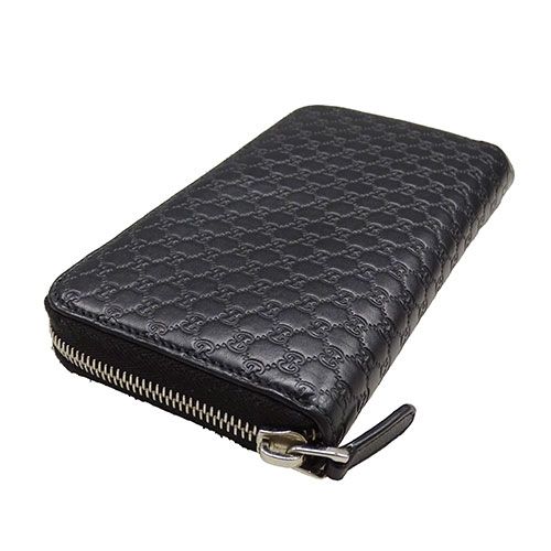 【希少色】Gucci GG マイクロシマ　ブラックレザー　長財布 楽天市場】【財布】GUCCI グッチ マイクログッチシマ レザー 2