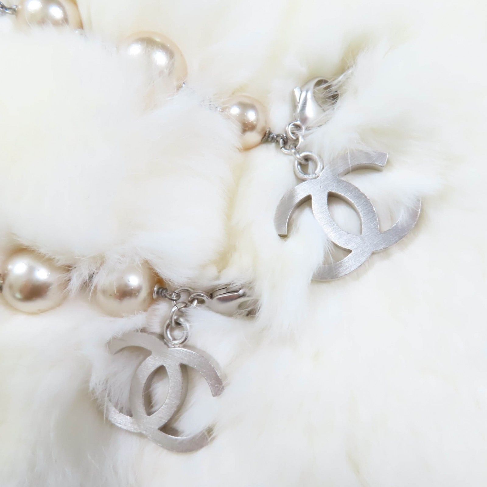 美品☆CHANEL シャネル ラパン ラビットファー ココマーク金具  