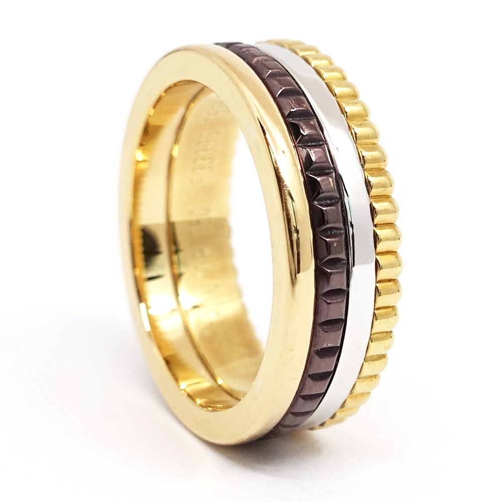 栄 ブシュロン K18YG WG PG キャトル クラシック リング スモール 指輪 750YG JRG00290 レディース メンズ FORTGASGNV_COM_BR