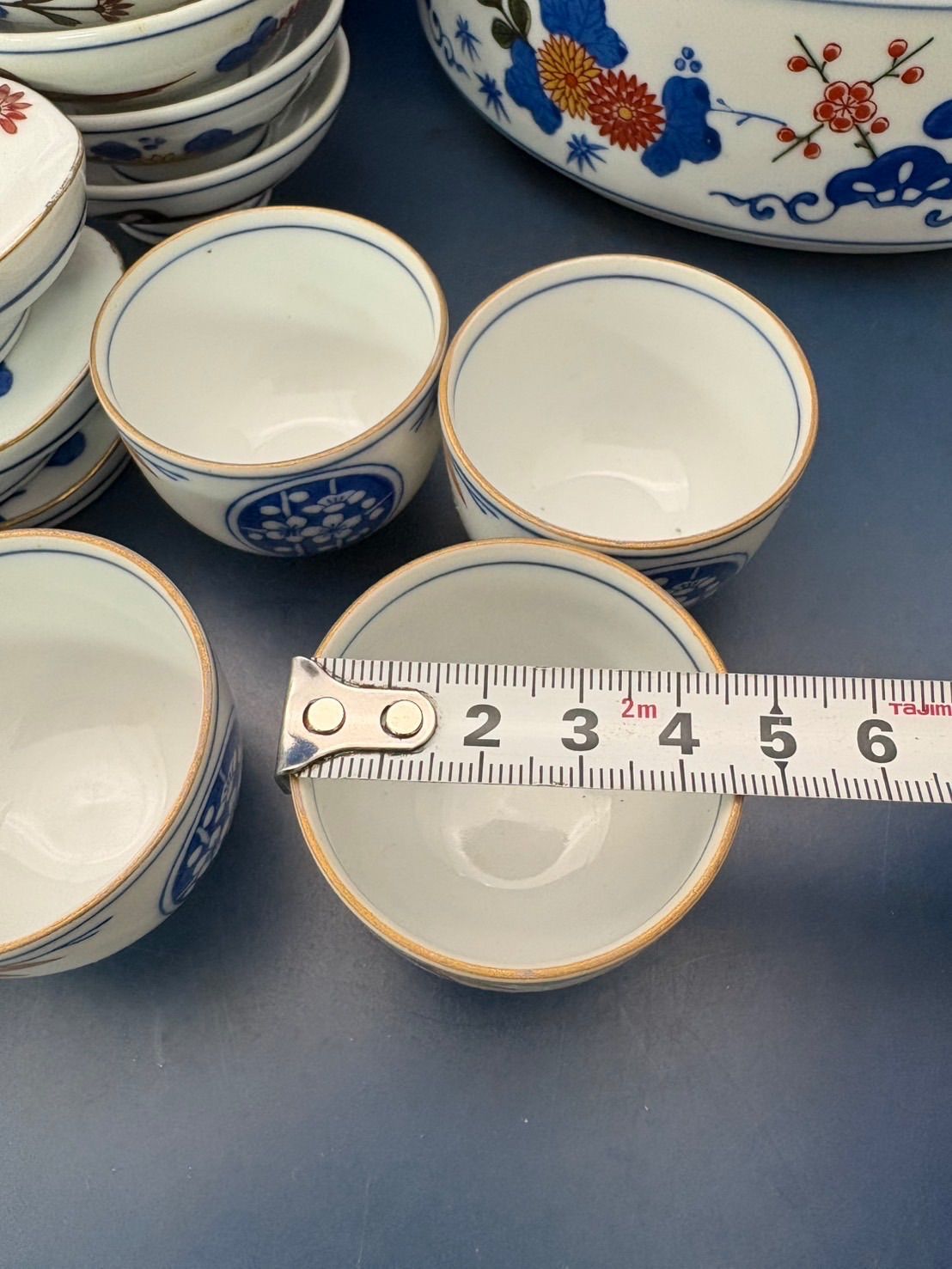 有田焼 染錦松竹梅食器揃 有田焼 其泉 染錦松竹梅鳳凰文 小付