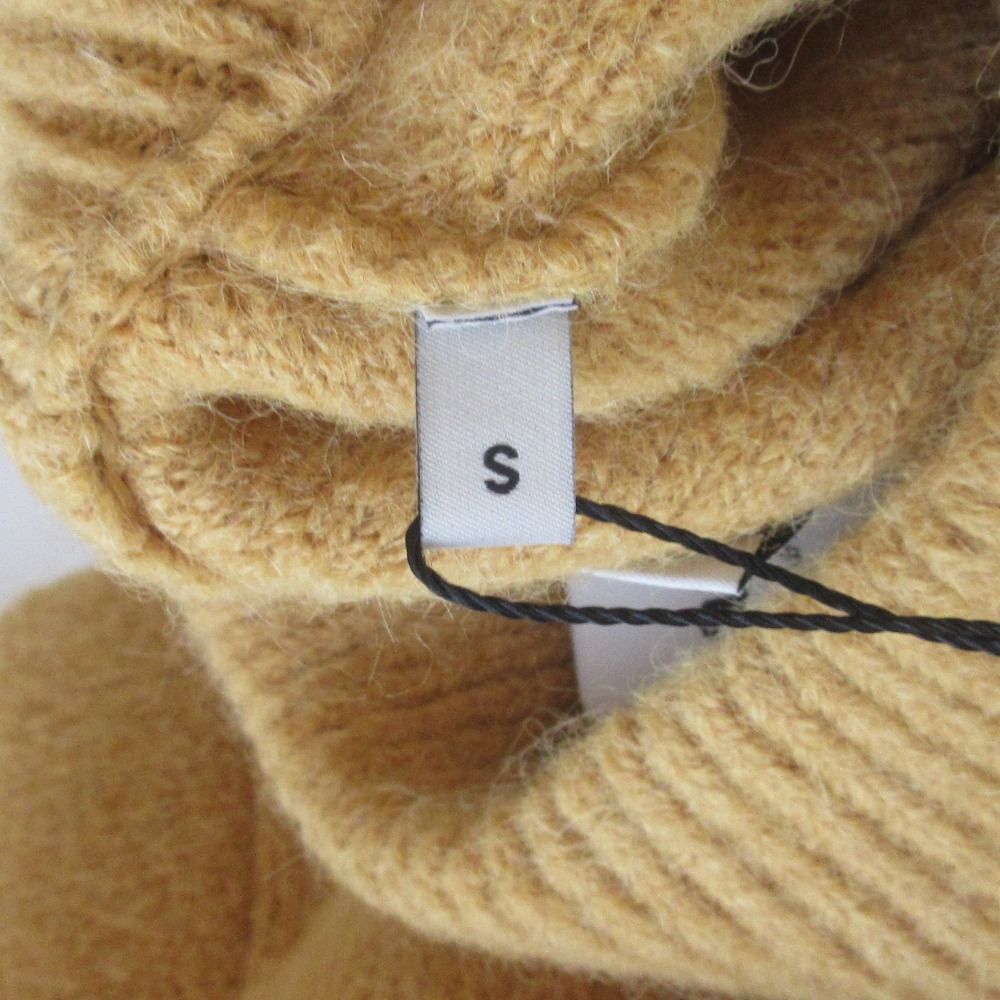 未使用 AMI PARIS アミ パリス OFF WHITE ADC SWEATER ハートロゴ アルパカブレンド ニット セーター サイズS キャメル レディース 古着 中古 未使用 AMI PARIS アミ パリス OFF WHITE ADC SWEATER ハート