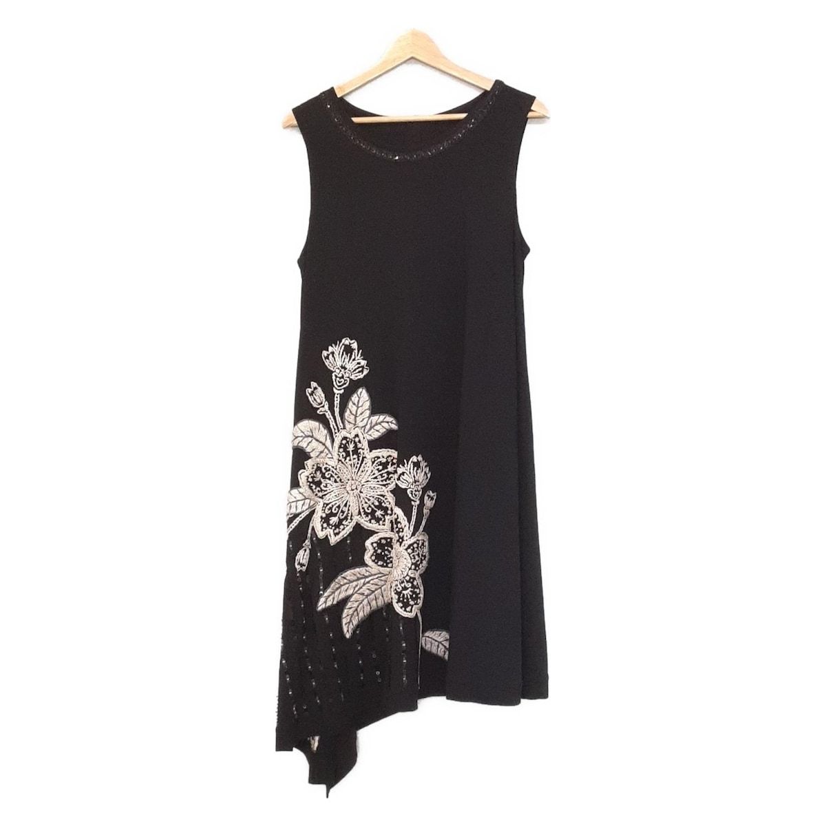 TOKUKO 1er VOL トクコ プルミエヴォル ワンピース サイズ9 M レディース - グリーン×アイボリー×パープル