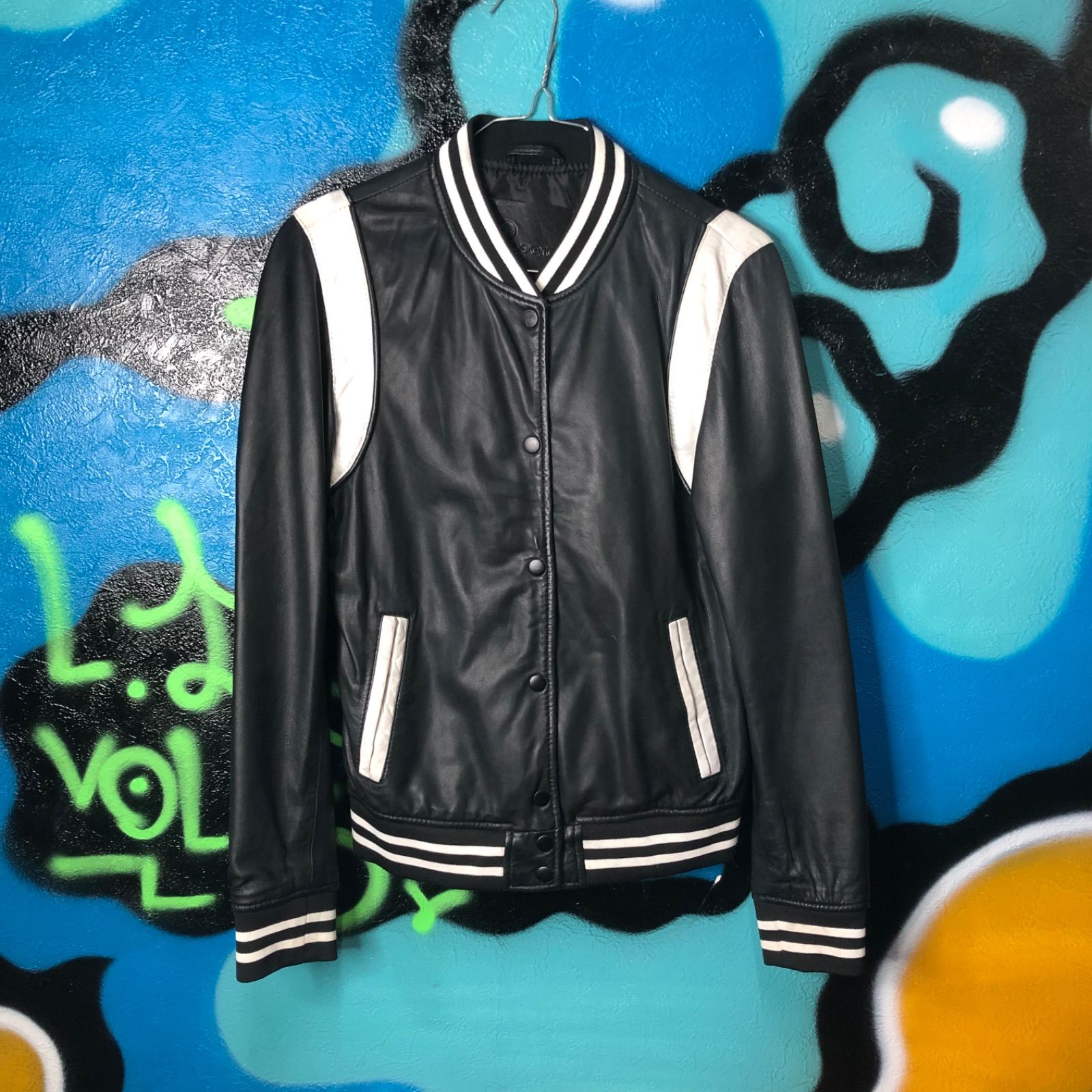 goosecraft size S riger bomber 7755 レザースタジャン - メルカリ