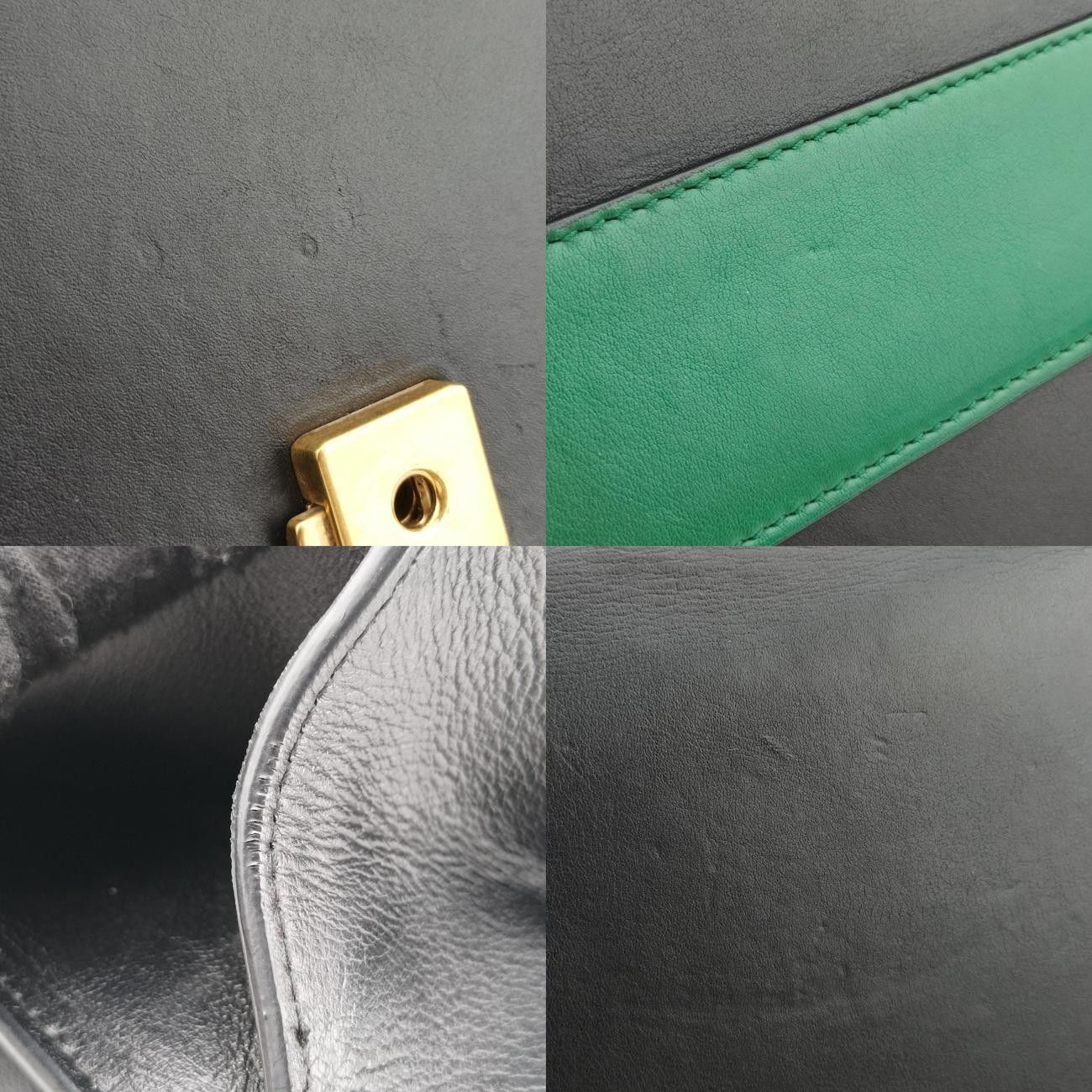 グッチGucciディオニュソスブラック×グリーン×レッドレザー421999E019267976