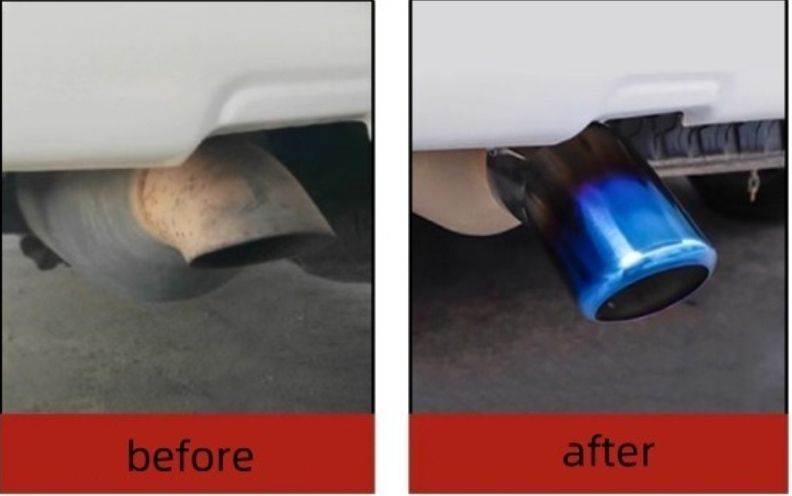 レクサス LX570 LX600 マフラーカッター テールパイプ デュアル出し 外装1個2色可選