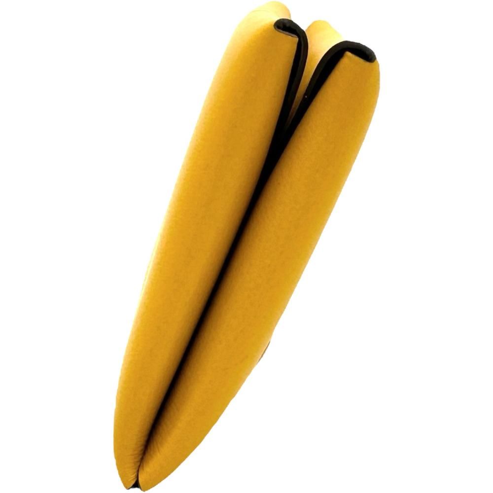 HERMES エルメス カルヴィ コインケース B刻印 製 レザー イエロー ネイビーレザー レディース 真子質店 BL