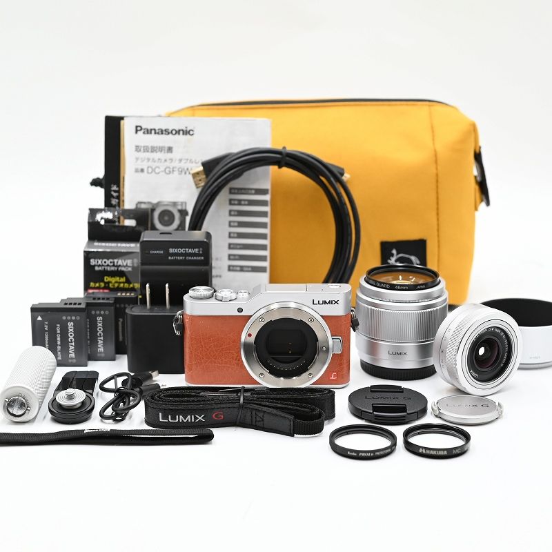 パナソニック DC-GF9 ミラーレス一眼 ダブルレンズ 動作確認済　中古品 中古】Panasonic パナソニック LUMIX DC-GF9 シルバー ダブルレンズ