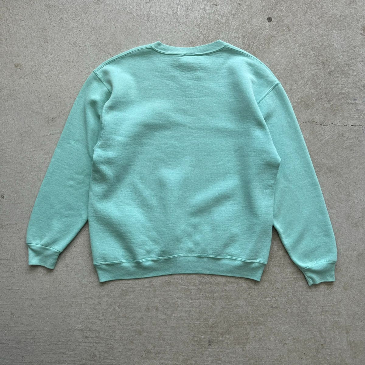 90s 古着　スウェット　ティファニーブルー Pacific&Co パシフィックアンドコー ティファニーブルー サーフ
