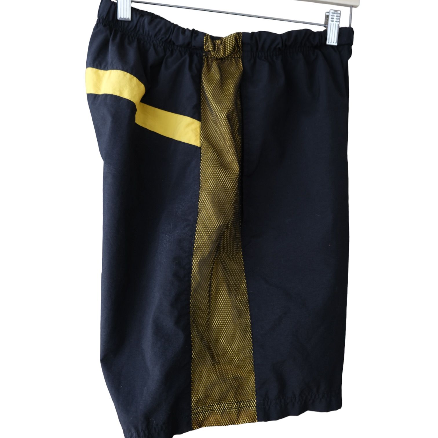 00s Nike Yellow Line Swim Shorts