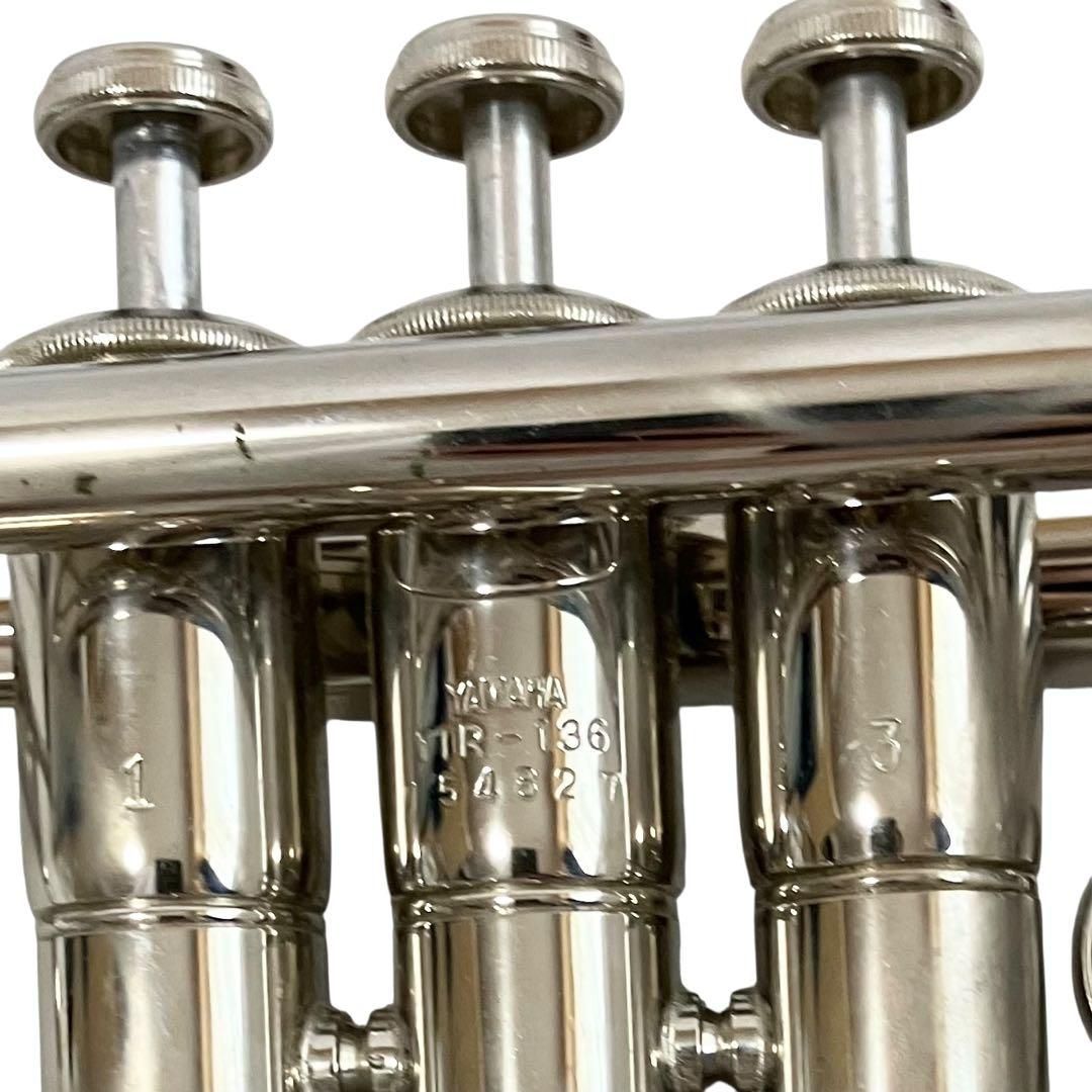 ヤマハ　YTR-136　B♭トランペット 管楽器　Mボア　ニッケルメッキ　学生 YAMAHA ヤマハ YTR-136 B♭トランペット trumpet 管楽器 Mボア