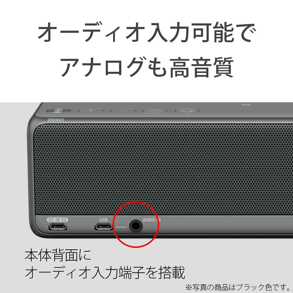 ソニー ワイヤレスポータブルスピーカー SRS-HG10 : Bluetooth/Wi-Fi
