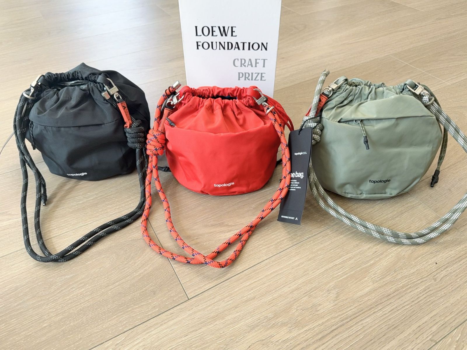 Topologie トポロジー トートバッグ リバーシブル大容量 ショルダー付き トポロジー Topologie Reversible Bucket リバーシブルバケット