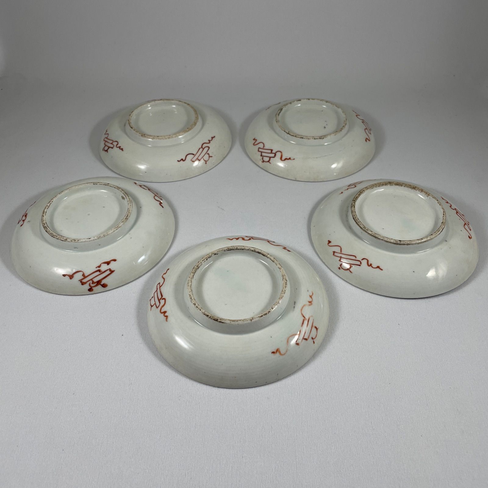 古伊万里◇色絵金彩小皿 5枚組◇江戸時代 - メルカリ