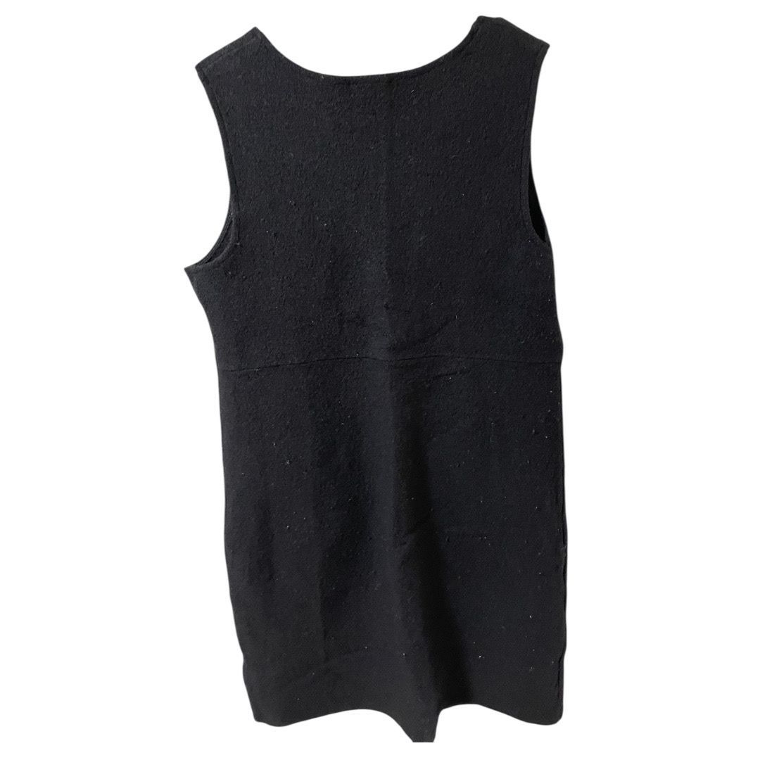 agnes b. アニエスベー ワンピース ドット 水玉　ブラック 38 agnes b.（アニエスベー） *ドットカットソーワンピース*2レーヨン