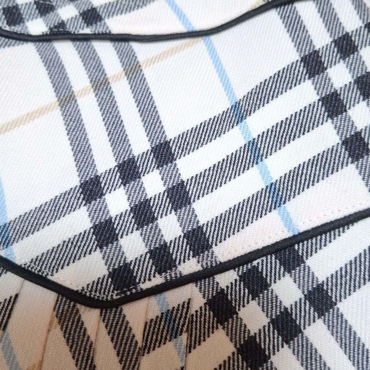 ひざ丈 チェック柄