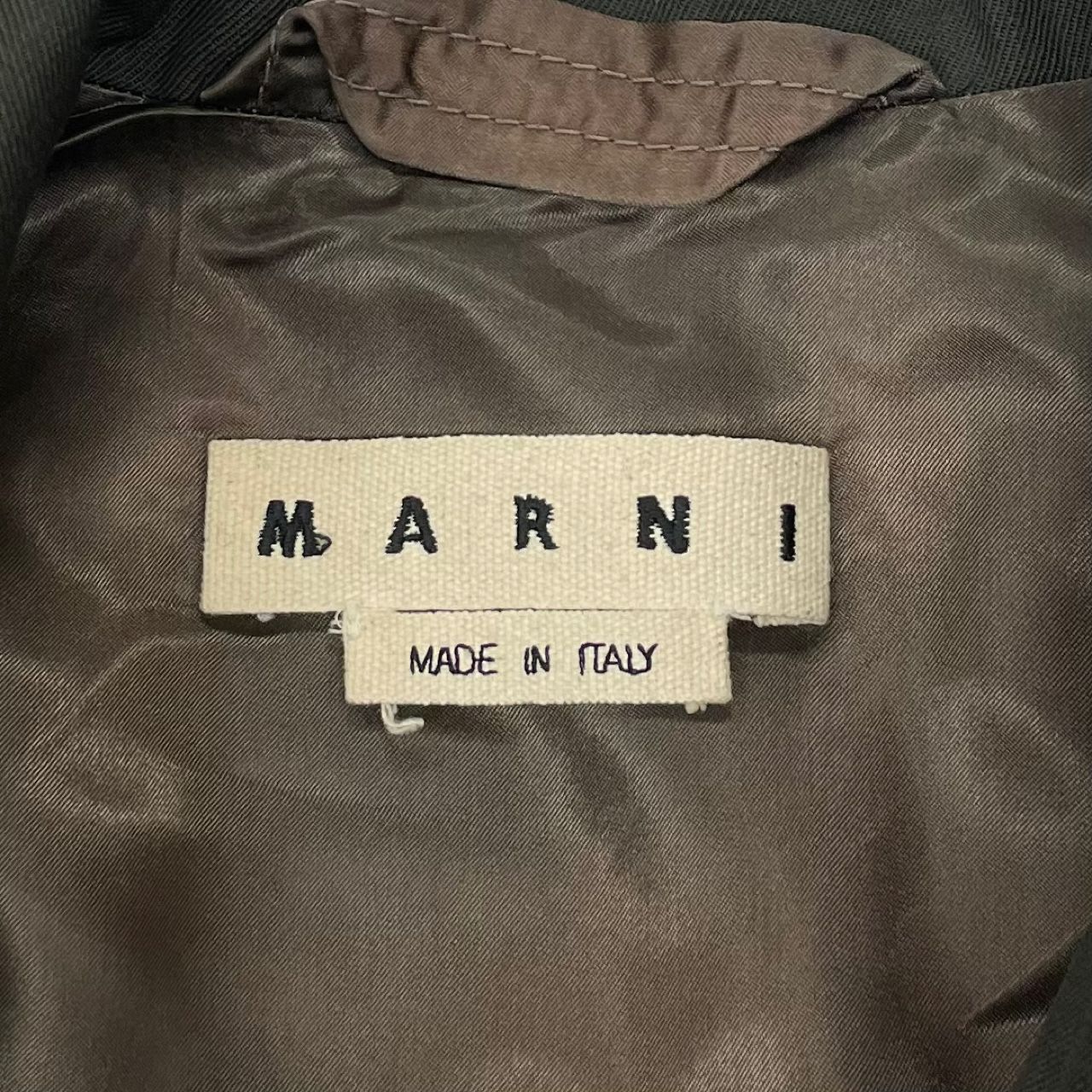 国内正規 MARNI 18AW ベルテッド ミリタリー ジャケット コート マルニ