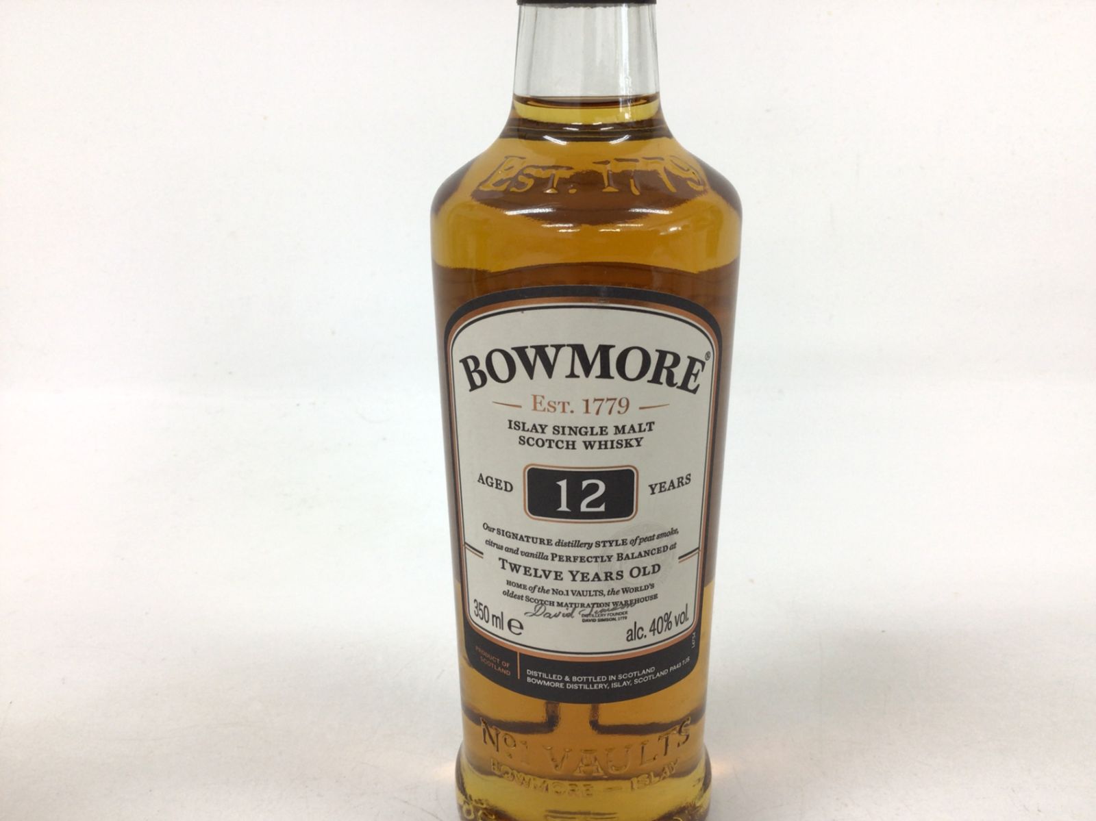 ウイスキー ボウモア 12年 ハーフボトル 350ml 40% (124