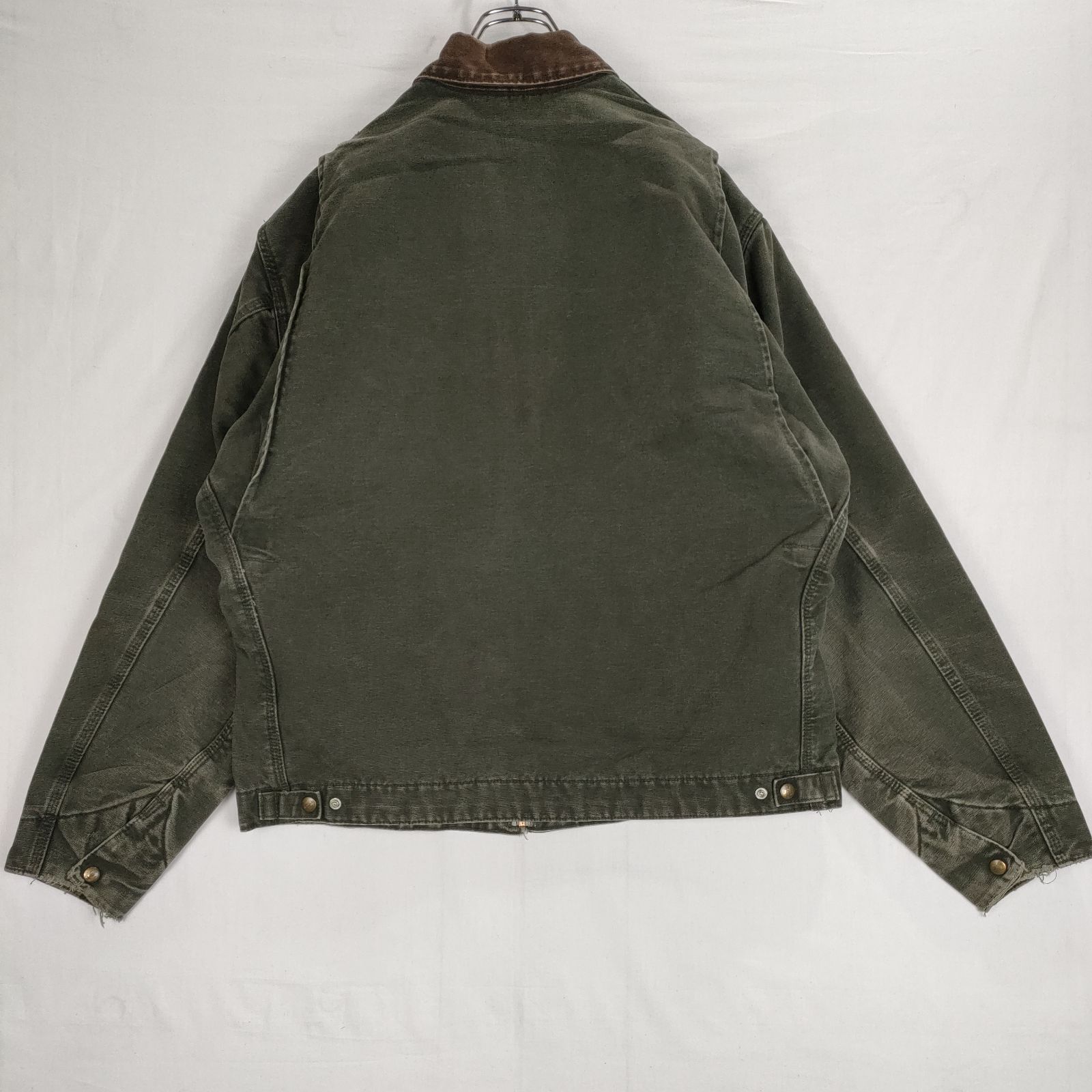 Carhartt デトロイトジャケットモスグ リーン J97MOS USA製 M Carhartt デトロイトジャケットモスグ リーン J97MOS USA製 M