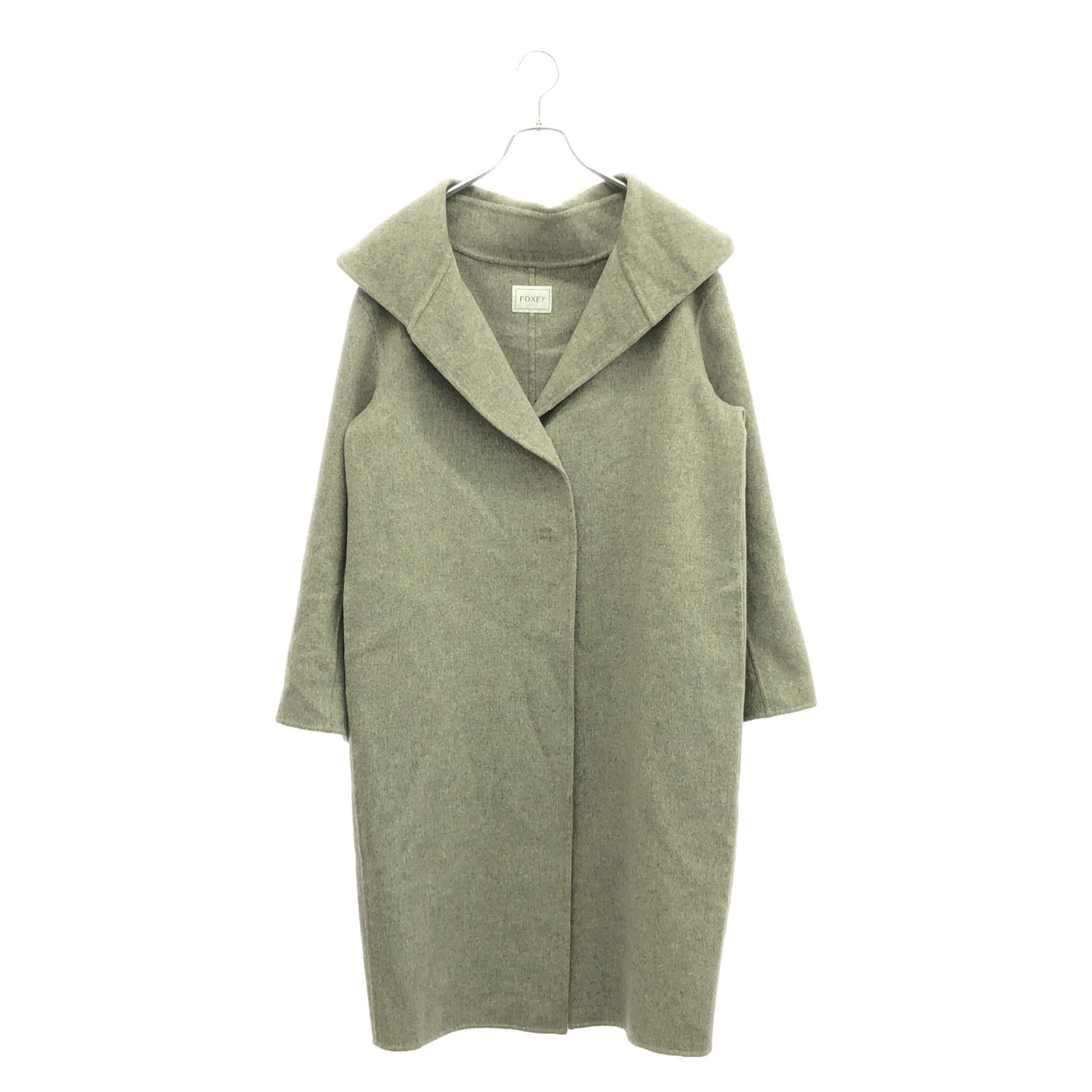 フォクシー FOXEY その他コート ロングコート グレー カシミヤ