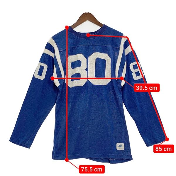 ビンテージ　フットボールtシャツ　七分袖 champion 60s フットボール Tシャツ プロダクツタグ 七分袖