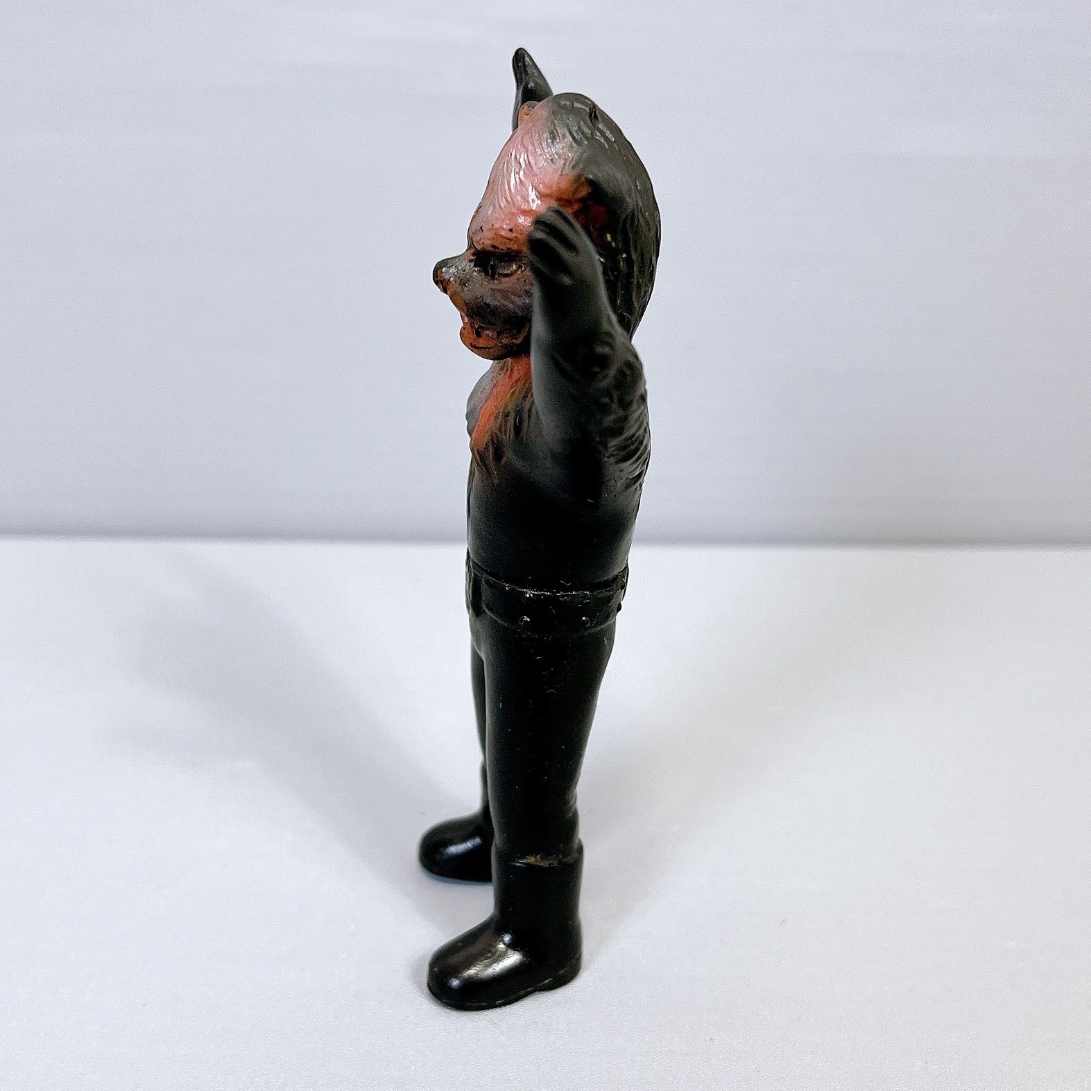 【超貴重】 当時物　ミニソフビ　怪人オオカミ男　仮面ライダー　狼男　ポピー 超貴重】 当時物 ミニソフビ 怪人オオカミ男 仮面ライダー 狼男 ポピー