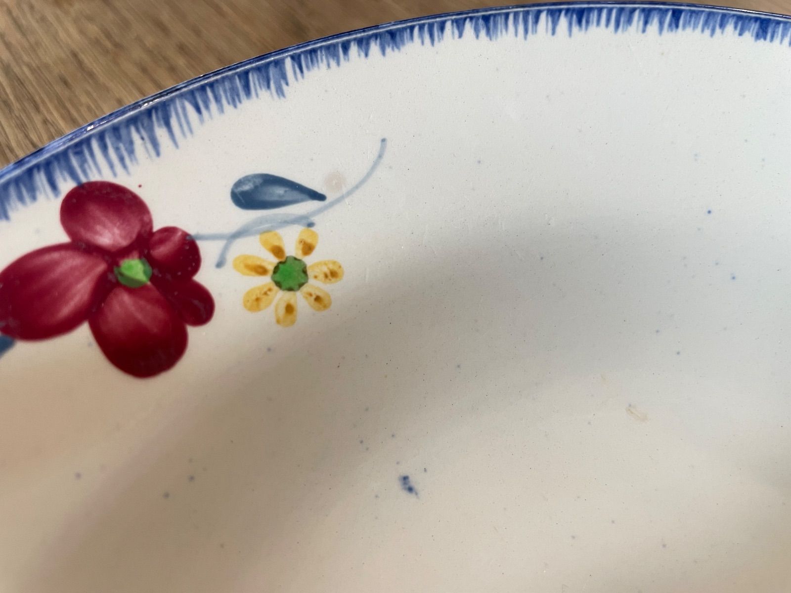 フランスアンティーク　DIGOIN サルグミンヌ　マリールーの大皿　美品 フランスアンティーク DIGOIN サルグミンヌ マリールーの大皿 美品