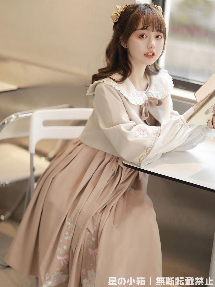 2025 豪華刺繍 漢服 かんふく 古風衣装 レトロ風 中華ロリータ コスプレ ワンピース 唐装 仙女服 中華風 美しい刺繍 撮影会 舞台演出 推し活 仮装 HF-390