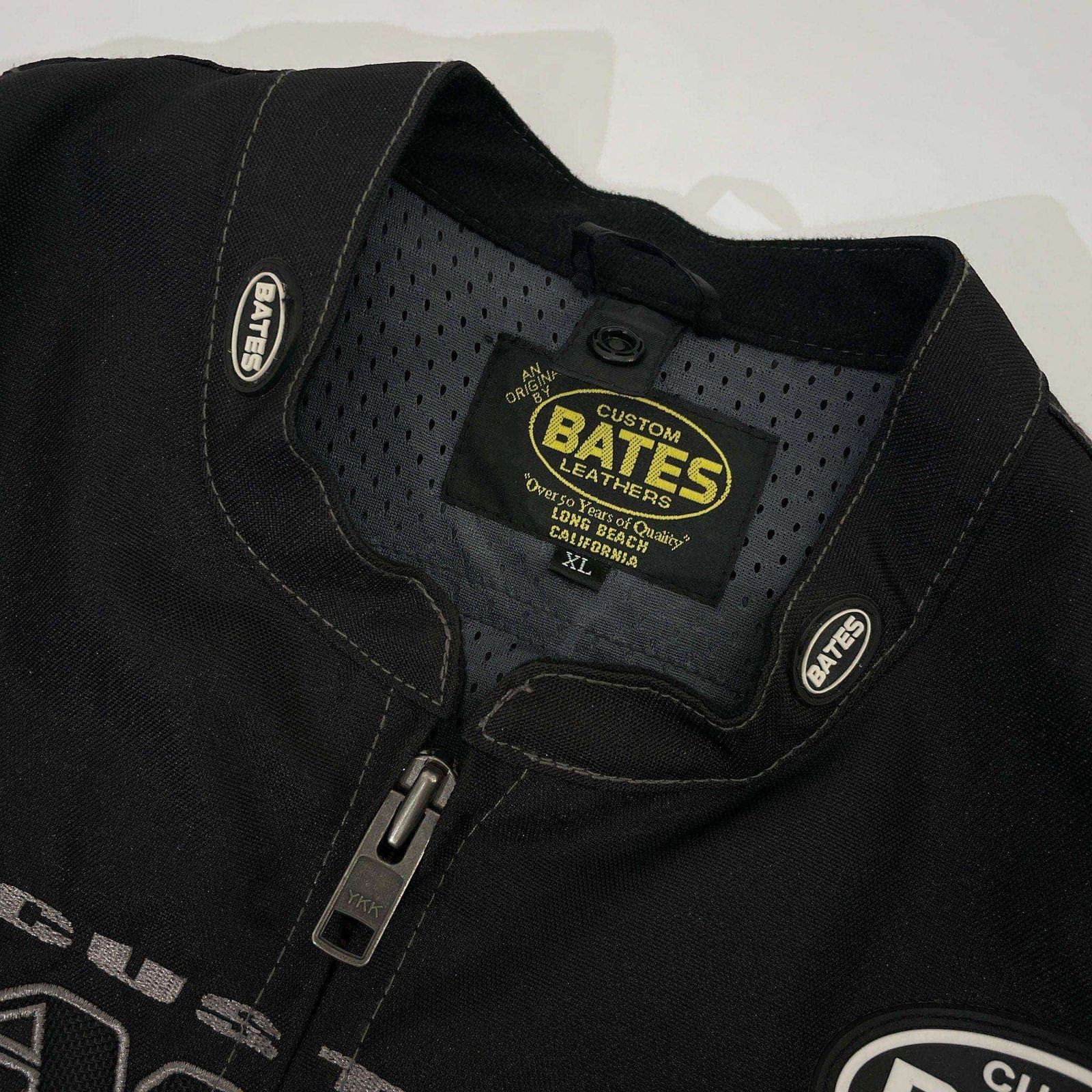 肩 肘 背中プロテクター BATES ベイツ ライディング ジャケット XL 