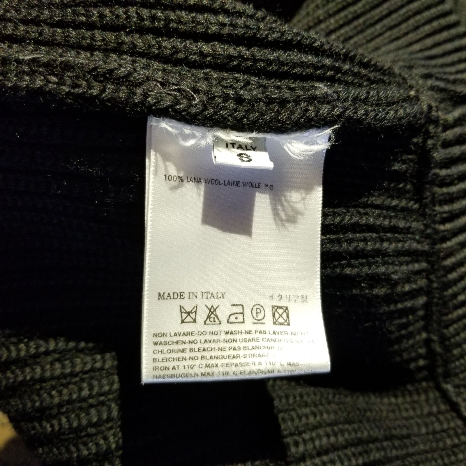 Maison Martin Margiela ここのえ ドライバーズニット白タグ Maison Martin Margiela 08aw ⑭ ドライバーズニット S マルタン