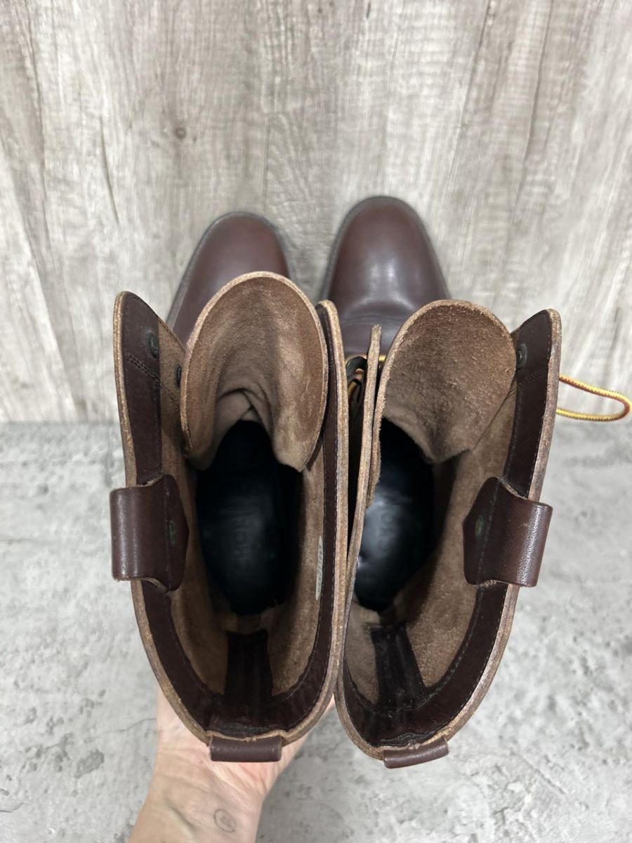 【日本全国送料無料】 SCHORL ショール 本革 レースアップ ブーツ size44 29ｃｍ 茶 ◆ ◎メンズ