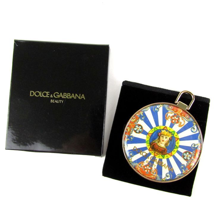 【非売品】ドルチェ&ガッバーナ　手鏡 コンパクトミラー ノベルティ ドルチェ＆ガッバーナ マヨルカミラー 未使用 ノベルティ コンパクト