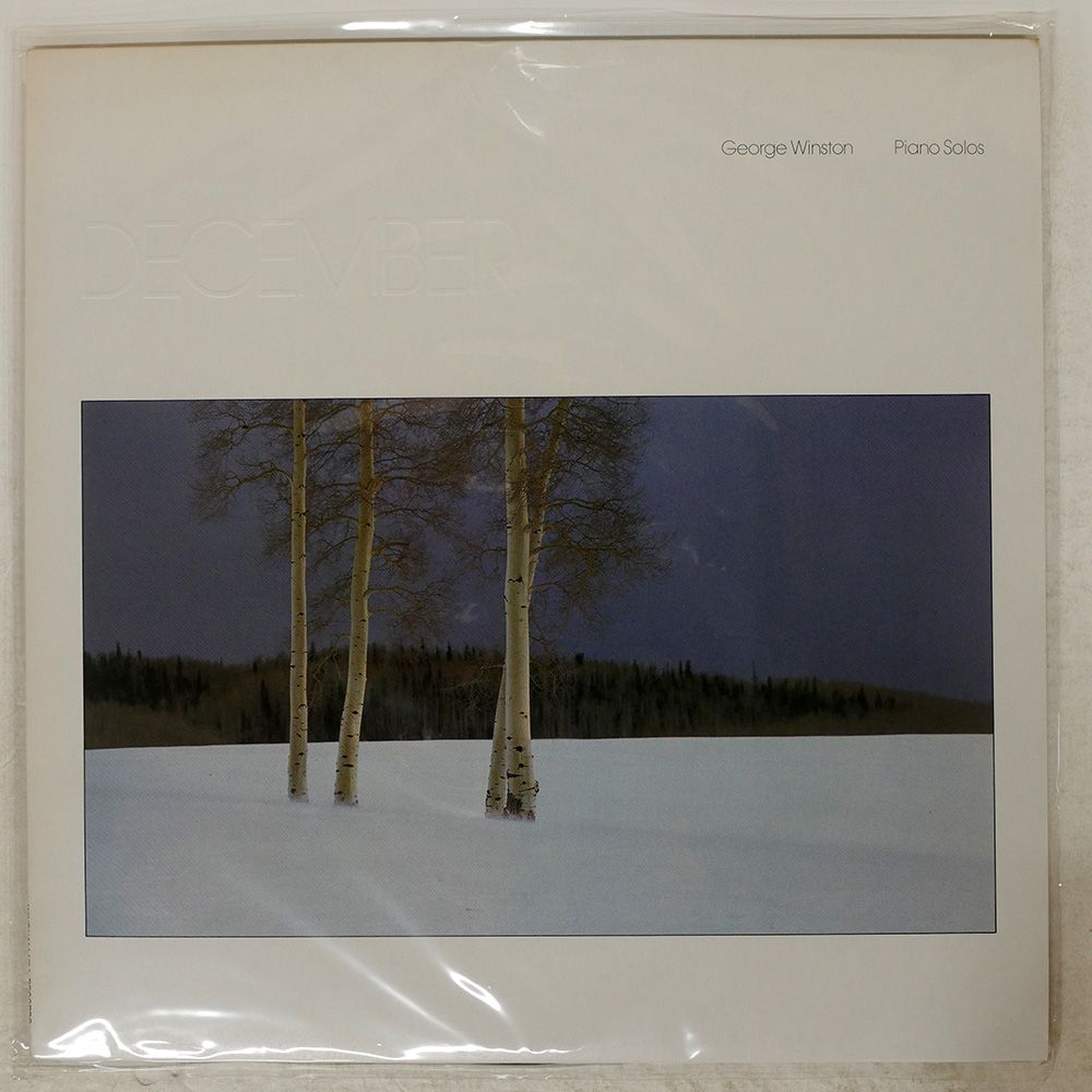 国内盤 GEORGE WINSTON/DECEMBER/WINDHAM HILL WHP28005 LP