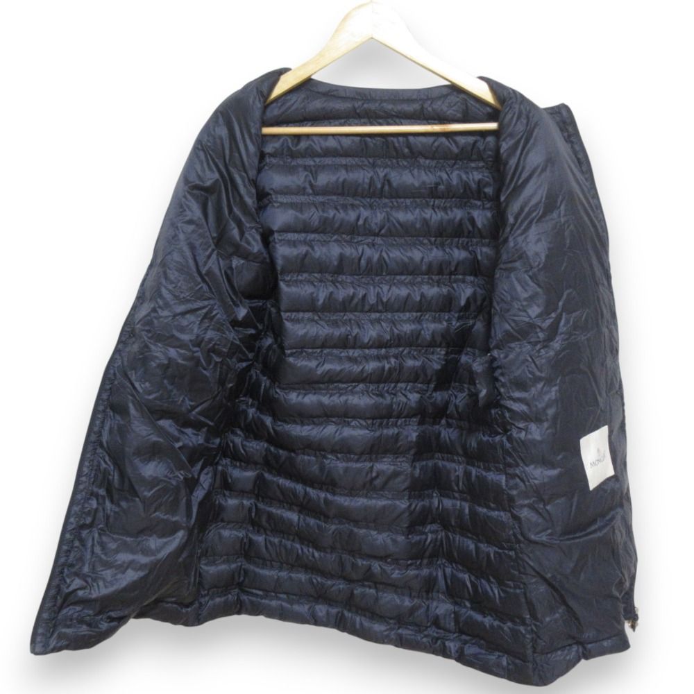 美品 MONCLER モンクレール LAVINIA ラヴィニア ノーカラー 軽量
