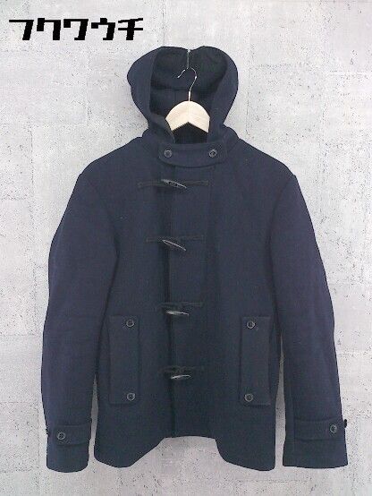 RHYTHM OF LIFE united arrows リズムオブライフユナイテッドアローズ ウール 長袖 コート サイズL ネイビー メンズ 【中古】 【1002801174163】