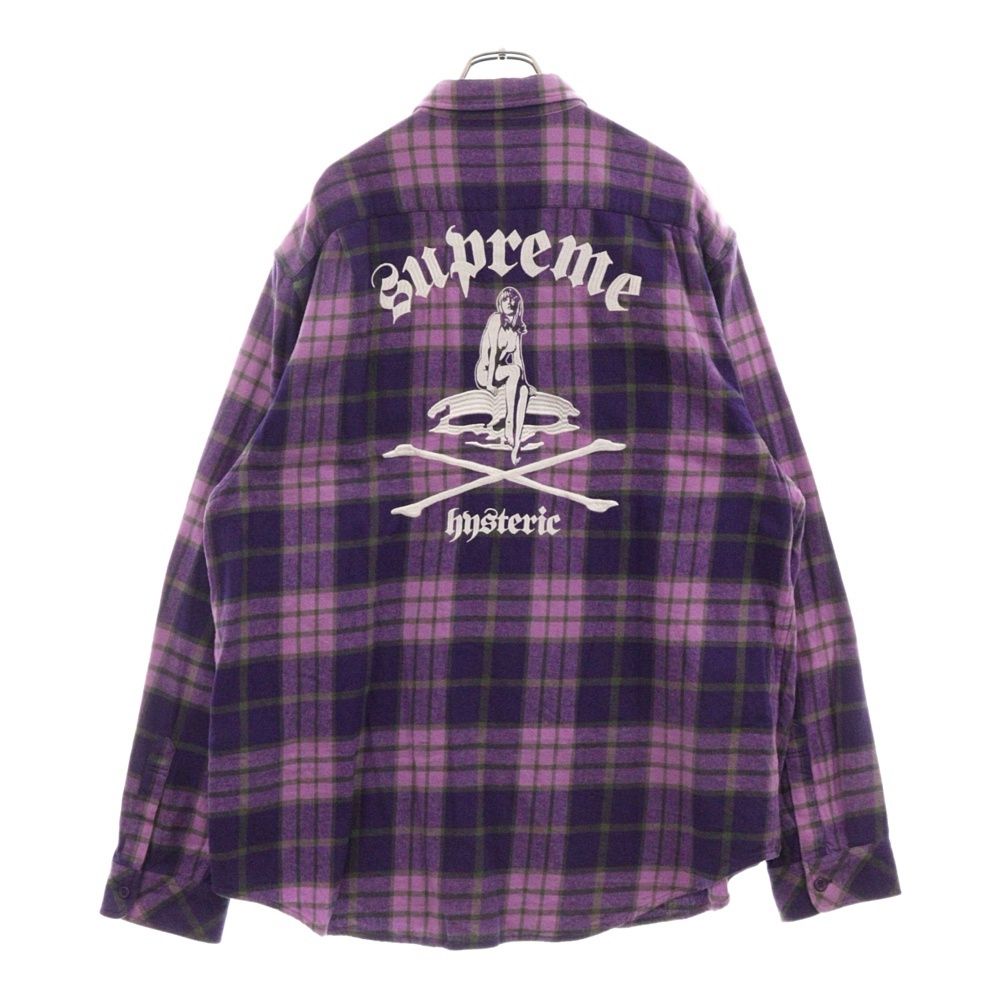SUPREME (シュプリーム) 21SS ×HYSTERIC GLAMOUR Plaid Flannel Shirt