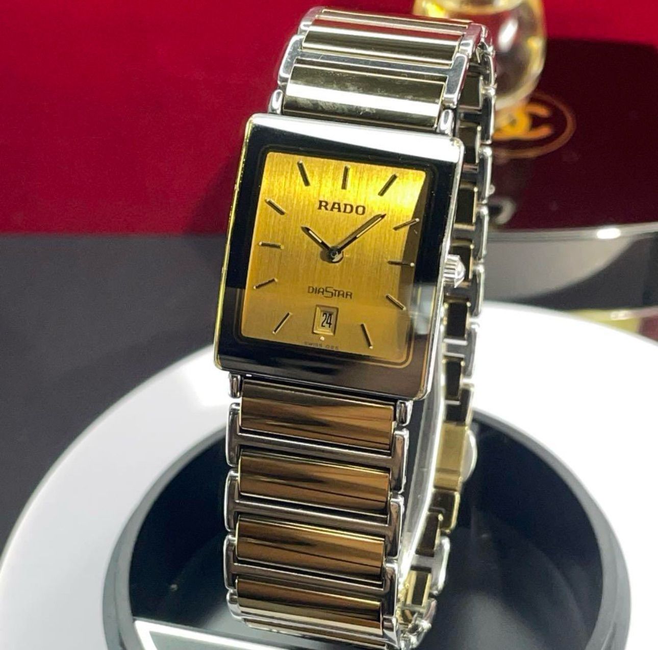 90s 最高級 超硬ベゼル RADO ダイアスター 純正ブレス スイス製 腕時計 90s 最高級 超硬ベゼル RADO ダイアスター 純正ブレス スイス製