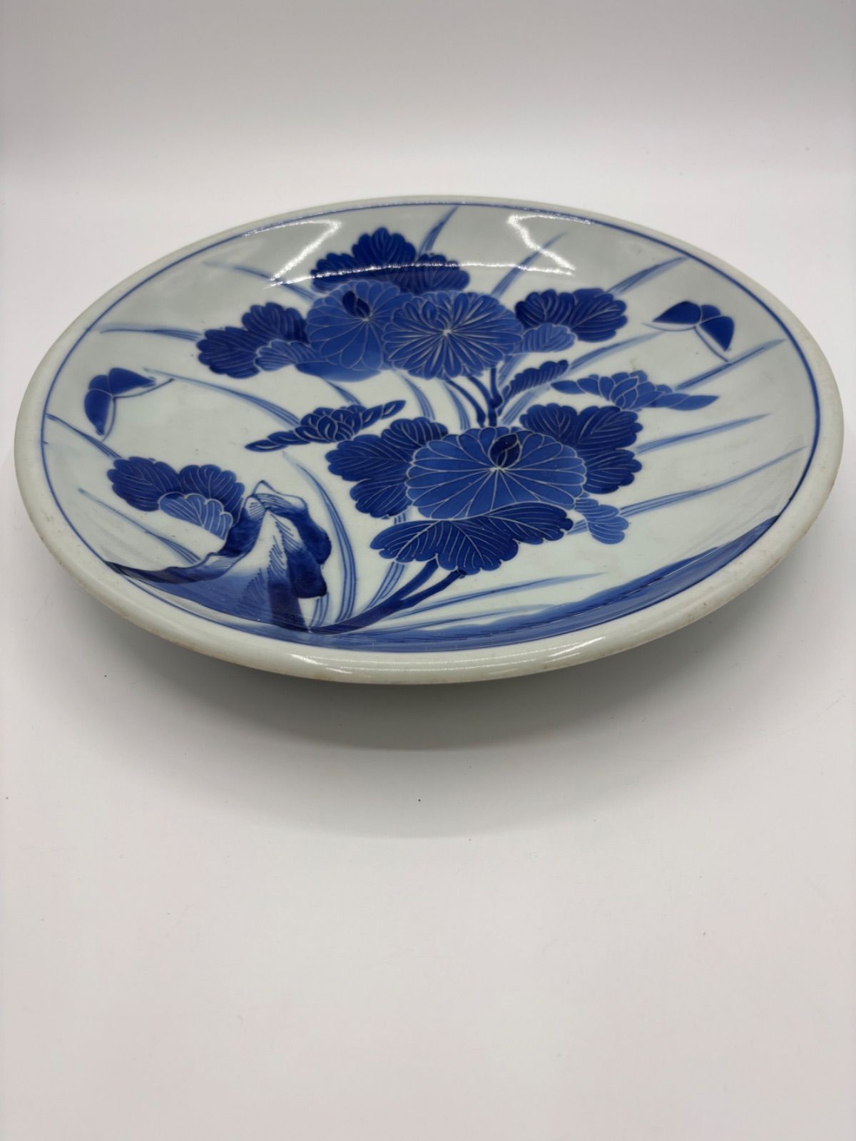 古伊万里 志田窯 【染付藍色菊文】➀ 29.5センチ - メルカリ