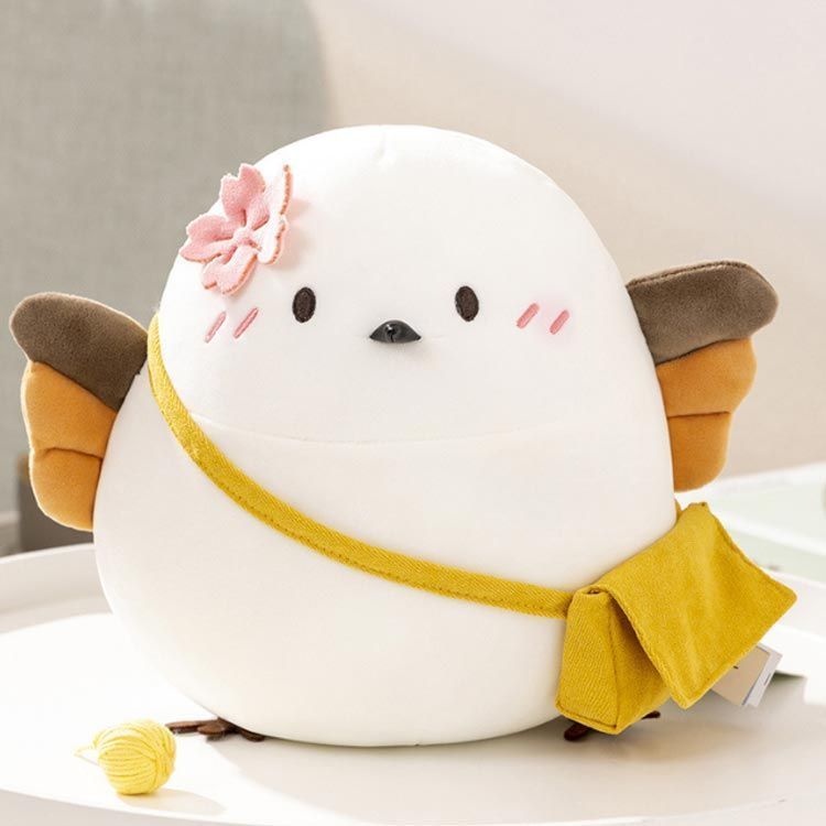 鳥のぬいぐるみ 小型 ふわふわ ぬいぐるみ 抱き枕 シマエナガ アニマル 雀人形 縫い包み