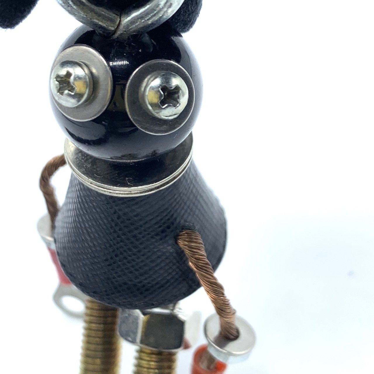 美品 プラダ キーリング キーホルダー ロボットモチーフ サフィアーノ 楽天市場】PRADA プラダ Saffiano Leather Robot Keychain Trick