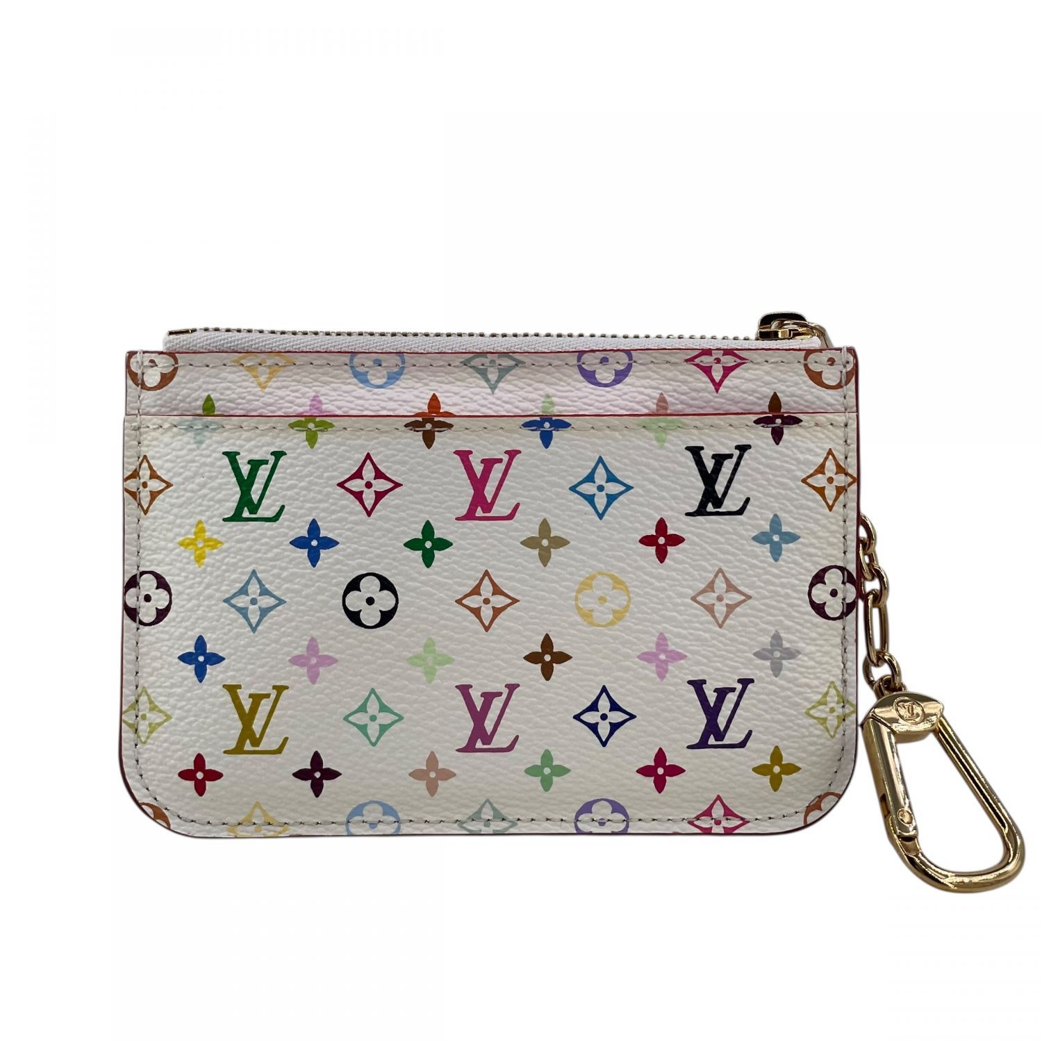 LOUIS VUITTON ルイ ヴィトン ポシェットクレ M993734 マルチ ブロン コインケース ウィメンズ ホワイト 25015633 KJ