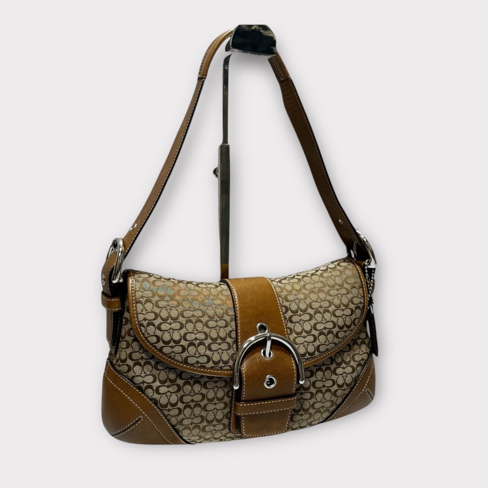 極美品！COACH コーチ SOHO ソーホー シグネチャー ショルダー