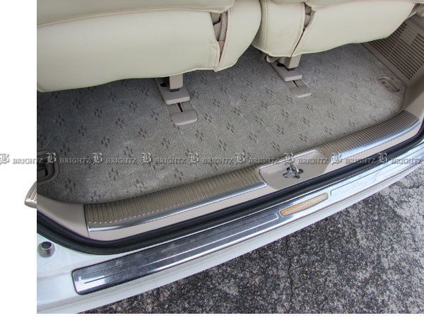 BRIGHTZ アルファードG 10 15 超鏡面ステンレスメッキリアハッチアンダーモール  ANH10W ANH15W ブライツ アルファードの通販