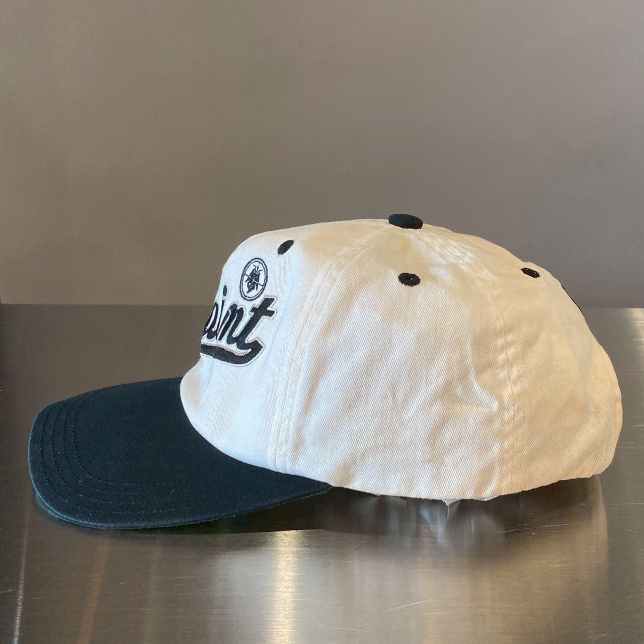 【ヴィンテージ加工】セントマイケル 刺繍ロゴキャップ NE_CAP/DODGERS | SAINT Mxxxxxx(セント マイケル) / 帽子