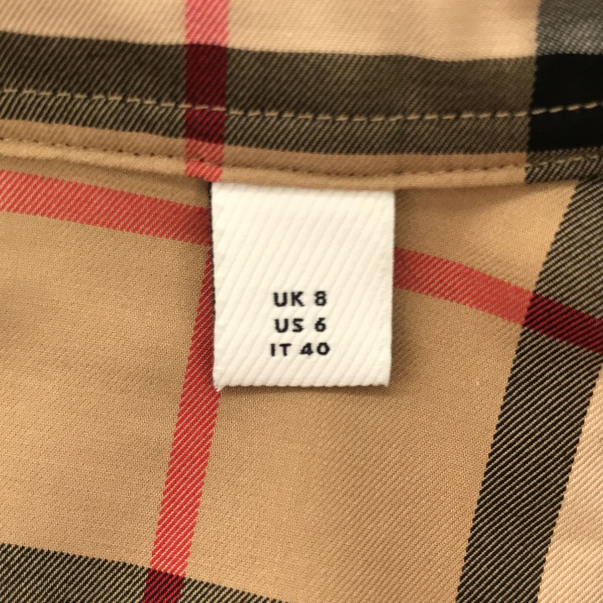 BURBERRY バーバリー バーバリーチェック 8022285 シャツ 長袖 