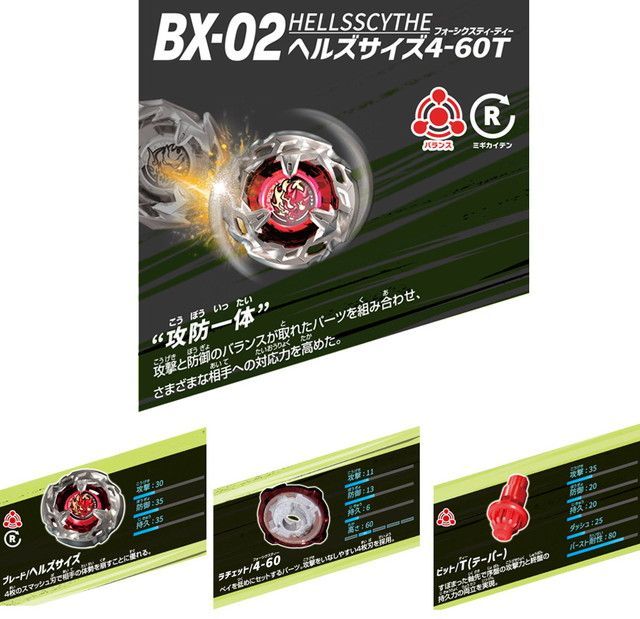 新品 BEYBLADE X ベイブレードX BX-02 スターター ヘルズサイズ 4-60T 