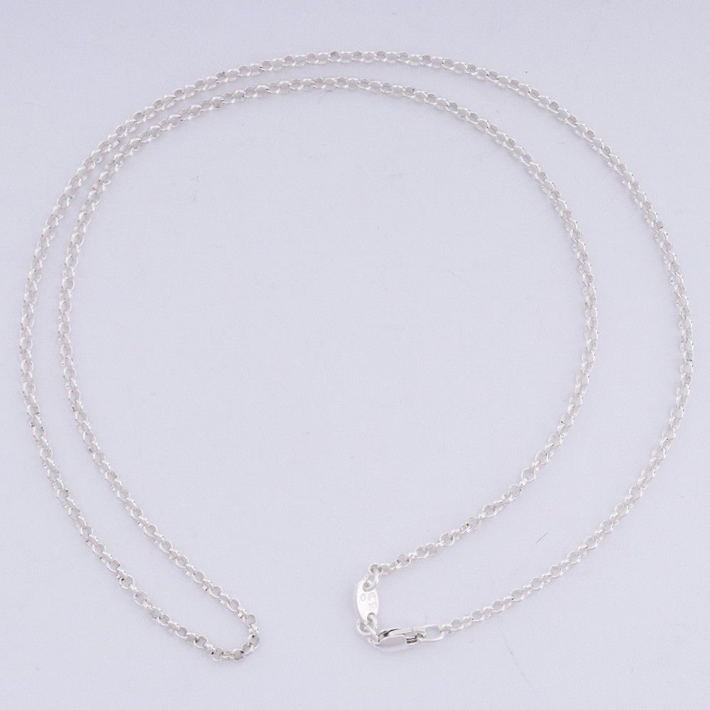 未使用 CHROME HEARTS ネックレス ロールチェーン 20インチ シルバー